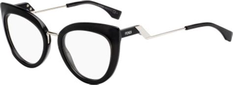 fendi 0334|Fendi Transparent Cat Eye Ladies Eyeglasses FF 0334 00T7 51.